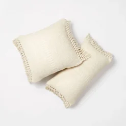 Textural Woven Throw Pillow With Trims Cream - Threshold™ Designed With Studio McGee 9 Textural Woven Throw Pillow With Trims Cream - Threshold™ Designed With Studio McGee -Household Items Sale GUEST 9db776be 140d 4fc5 a209 3e00430801c7