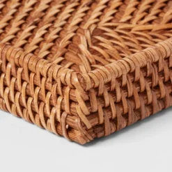 Rattan Tray Light Brown - Threshold™ -Household Items Sale GUEST a483bb96 0859 4ec8 b99d c4c54db21101