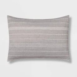 12pc Chambray Matelasse Stripe Comforter & Sheet Bedding Set Gray - Threshold™ -Household Items Sale GUEST a6544a0f 31de 47cd 9f24 ae05ba242231