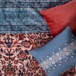 8pc Printed Paisley With Border Comforter Bedding Set Rose/Blue - Threshold™ -Household Items Sale GUEST a8c8cf28 3278 4770 b8d9 00bb97115491