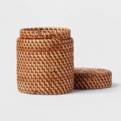 Rattan Canister Light Brown - Threshold™ -Household Items Sale GUEST addc2c10 bdd6 4793 bccd 2c2bf6b92e65