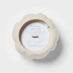 12oz Brushed Abstract Pumpkin Ceramic With Woodwick And Dustcover Honeycrisp Apple Cider Candle - Threshold™ 7 12oz Brushed Abstract Pumpkin Ceramic With Woodwick And Dustcover Honeycrisp Apple Cider Candle - Threshold™ -Household Items Sale GUEST b51b0c01 bf7f 43f3 9906 7d443b9d6339