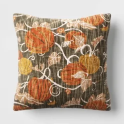 Printed Pumpkin Square Throw Pillow - Threshold™ -Household Items Sale GUEST bf4d1b20 b462 4543 9090 f812794020c1