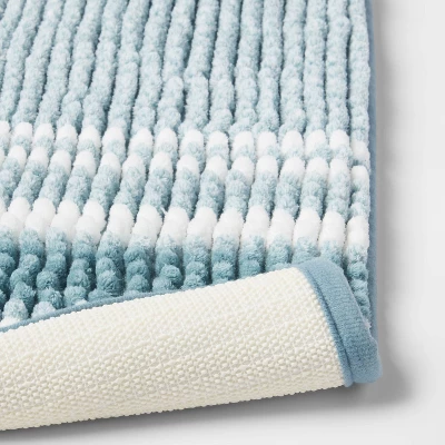 20"x34" Low Chenille Memory Foam Bath Rug - Threshold™ 3 20"x34" Low Chenille Memory Foam Bath Rug - Threshold™ - Image 3