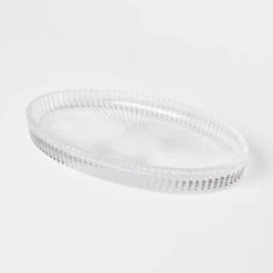 Ribbed Glass Vanity Tray Clear - Threshold™ -Household Items Sale GUEST c41d299b ebbf 4143 9bef 22cc93c01e95