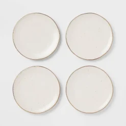 4pk Ceramic App Dining Plates Ivory/Gold - Threshold™ 3 4pk Ceramic App Dining Plates Ivory/Gold - Threshold™ -Household Items Sale GUEST c41fd338 9b7e 4914 8b60 3094f7097daa