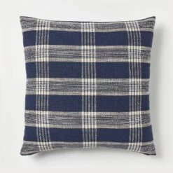 Woven Plaid Square Throw Pillow With Zipper Pull - Threshold™ Designed With Studio McGee -Household Items Sale GUEST c575c066 8fb4 4e62 b102 80e29c49e41a