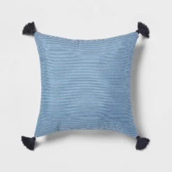 5pc Block Print With Border Comforter Bedding Set White/Blue - Threshold™ -Household Items Sale GUEST c694dc91 e0ad 45f3 8331 20bfeed2019f