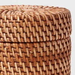 Rattan Canister Light Brown - Threshold™ -Household Items Sale GUEST cb95474e b0b2 4f95 af84 dec5219a4207