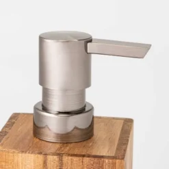 Medium Acacia Soap Pump Natural - Threshold™ -Household Items Sale GUEST dc33790e 267c 43d1 bf10 f6dd1974eefc