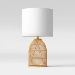 Rattan Diagonal Weave Table Lamp Tan - Opalhouse™ -Household Items Sale GUEST dc68d68d e33c 439e 99ff 73cdd2326262