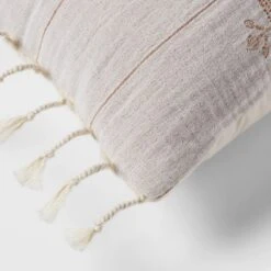 14"x36" Traditional Embroidered Oblong Decorative Pillow Ivory - Threshold™ 5 14"x36" Traditional Embroidered Oblong Decorative Pillow Ivory - Threshold™ -Household Items Sale GUEST ea9a9a2d 788e 4a97 9a9e fe07da5bf340