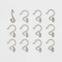 Rust Proof Button Shower Hook - Threshold™ -Household Items Sale GUEST ecb90c51 f365 414f 9818 05ce4fa475a9