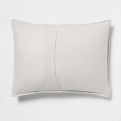 Flannel Windowpane Quilt Sham - Threshold™ 3 Flannel Windowpane Quilt Sham - Threshold™ - Image 3