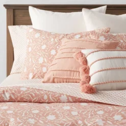 12pc Floral Boho Comforter & Sheets Set Terracotta Pink - Threshold™ 19 12pc Floral Boho Comforter & Sheets Set Terracotta Pink - Threshold™ -Household Items Sale GUEST f3330df4 d165 44ef 87fd 293b2d10cfce
