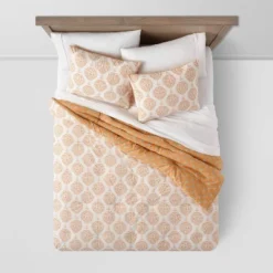 Medallion Printed Comforter & Sham Set Off-White/Dark Gold - Threshold™ -Household Items Sale GUEST f504875b caa5 4d9e a16c 65f786b2baf2